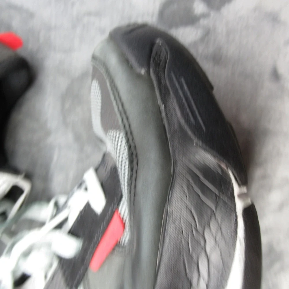 Jordan Air‎ 200E Sneakers Mens 11.5 Black Low Top Cushioned Lace Athletic Chunky